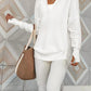 Half Zip Long Sleeve Knit Top