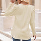 Round Neck Puff Sleeve Blouse