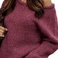 One Shoulder Long Sleeve Sweater