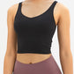 Scoop Neck Wide Strap Active Tank