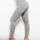 Full Size Zip Detail High Waist Leggings