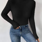 Ribbed Turtleneck Long Sleeve Sweater