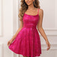 Sequin Tie Back Cami Dress