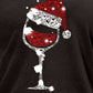 Plus Size Graphic Sequin Long Sleeve Round Neck T-Shirt