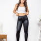 Matte PU Leather Long Pants