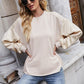 Round Neck Dropped Shoulder Sweatshirt