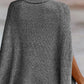 Turtleneck Dolman Sleeve Poncho