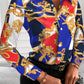 Printed Collared Neck Long Sleeve Shirt