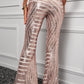 Double Take Sequin High Waist Flared Pants