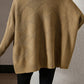 V-Neck Batwing Sleeve Pullover Sweater