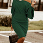 Round Neck Lantern Sleeve Dress