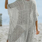 Openwork V-Neck Slit Cover Up