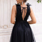 Open Back Sleeveless Mesh Dress