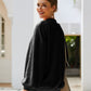 Mock Neck Dropped Shoulder Sweatshirt