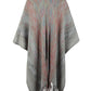 Heathered Fringe Hem Poncho