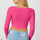 Ribbed Long Sleeve T-Shirt